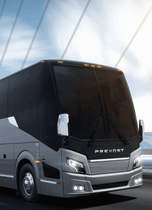 luxury coach bus